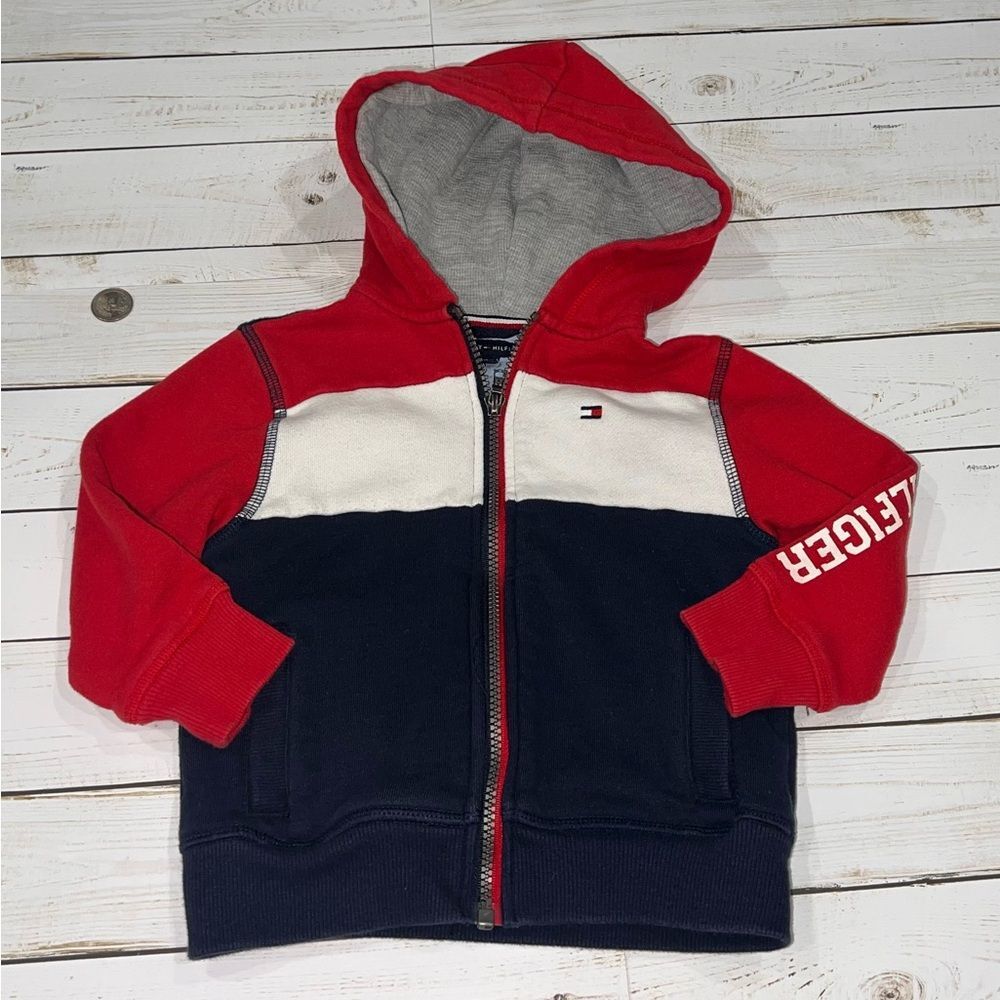 3T Boys Tommy Hilfiger Jacket full zip Hoodie